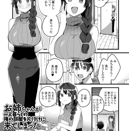 お姉ちゃんが一人暮らしの俺の部屋を片付けに来てしまった（単話）【単話】 サンプル画像