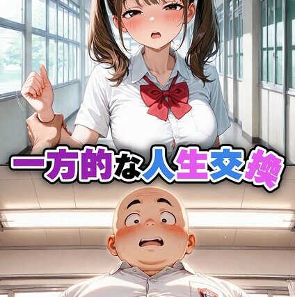 一方的な人生交換〜陰キャブサメンから クラス一の美●●に人生乗り換え〜 モザイク版【フルカラー】 サンプル画像